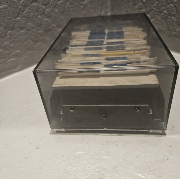 Original Rolodex with Original Business Cards Smoky Top - Picture 6 of 7